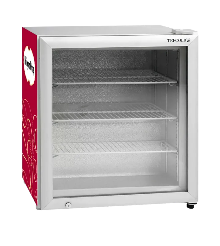 Bordsfrys (exponeringsfrys) för glass