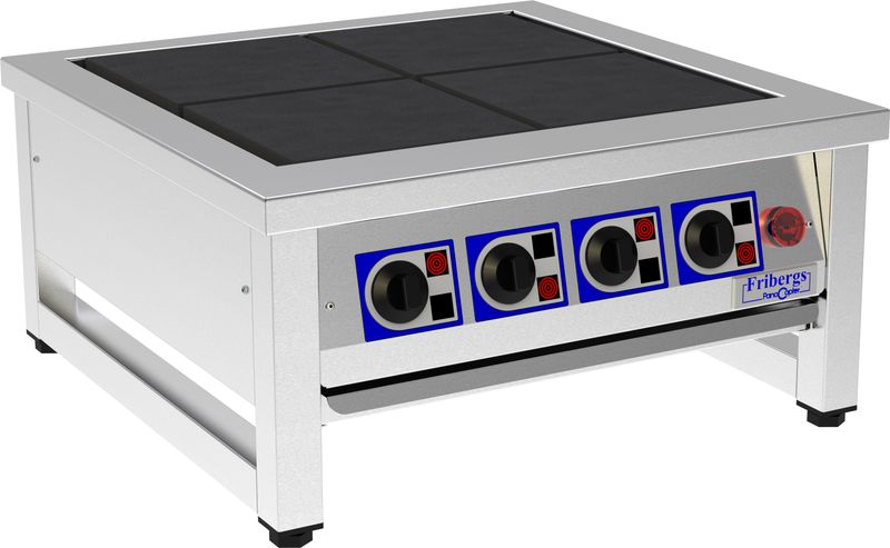 Spis gjutjärn – 2–8 plattor - 22x22 cm - FST