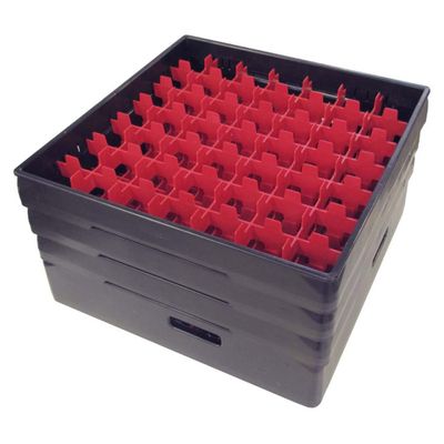 Fackindelad diskkorg för glas diameter max 60 mm