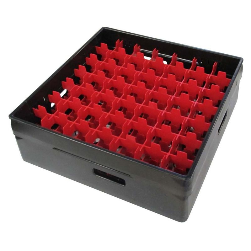 Fackindelad diskkorg för glas diameter max 60 mm