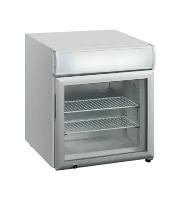 Bordsfrys (exponeringsfrys) för glass