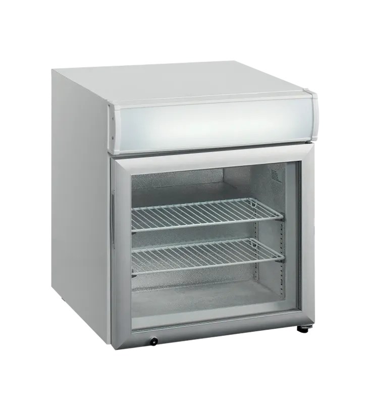 Bordsfrys (exponeringsfrys) för glass