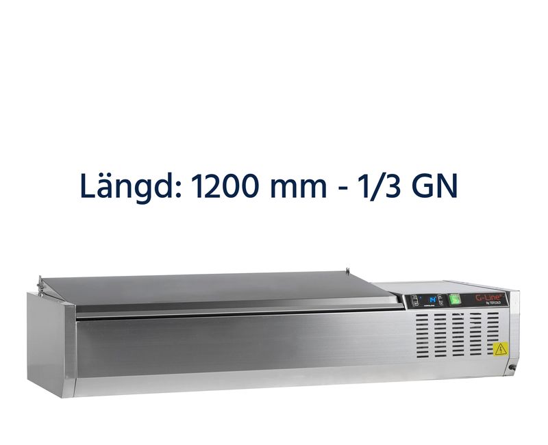 Kylränna - Rostfritt lock 1/3 GN