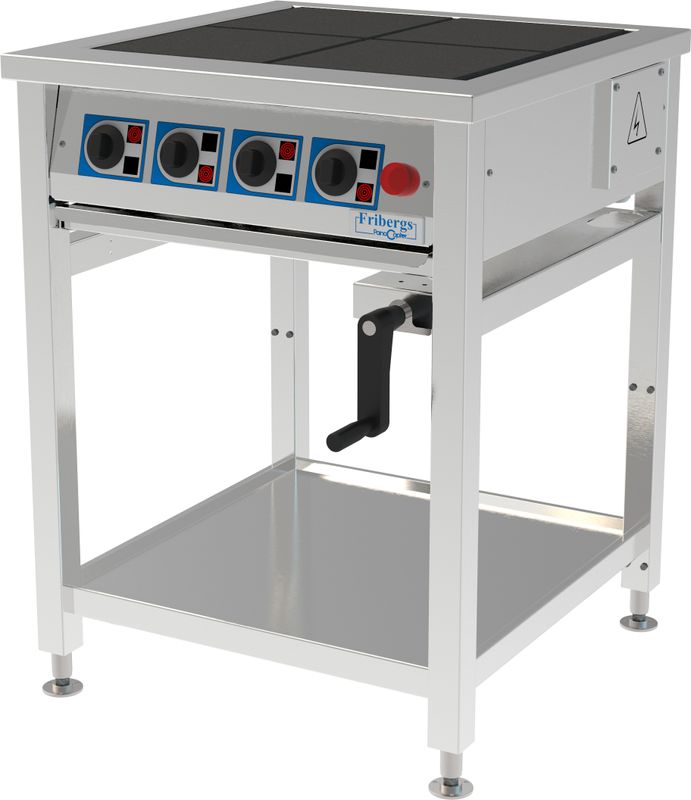 Spis gjutjärn – 2–8 plattor - 22x22 cm - FST