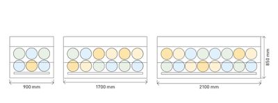 Glassdisk Vista P85 - Ø20 CM