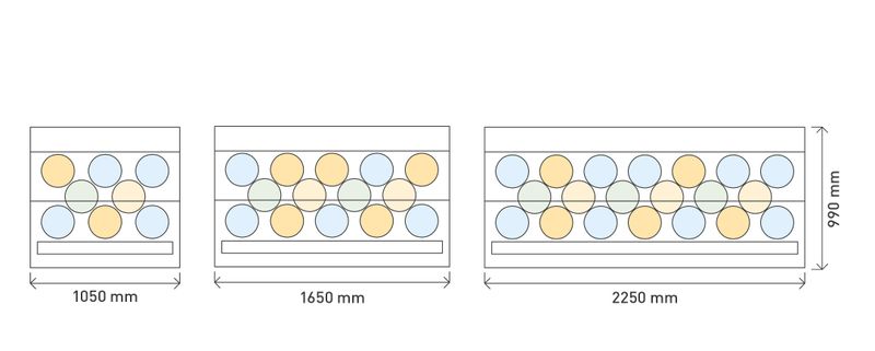 Glassdisk Vista P99 - Ø20 cm