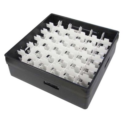 Fackindelad diskkorg för glas diameter max 72 mm