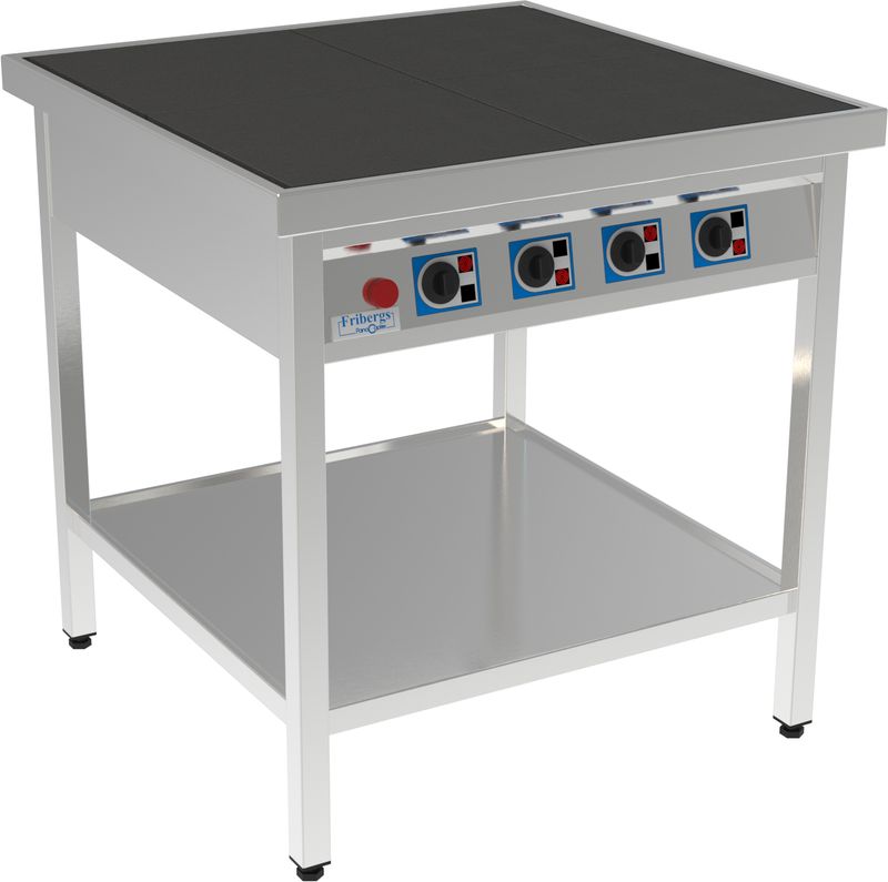 Spis gjutjärn – 1–8 plattor - 40x40 cm - FKP