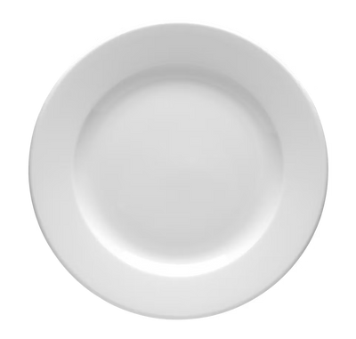 Tallrik rund Blocho Kaszub vit