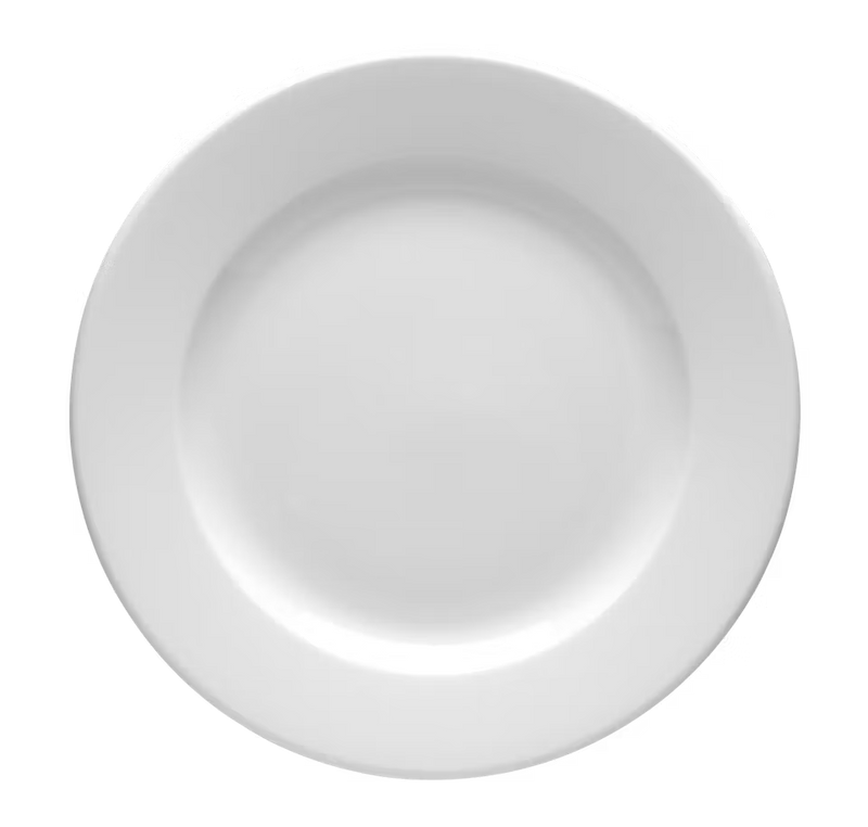 Tallrik rund Blocho Kaszub vit