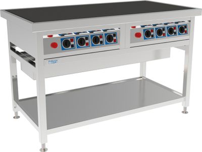 Spis gjutjärn – 1–8 plattor - 40x40 cm - FKP