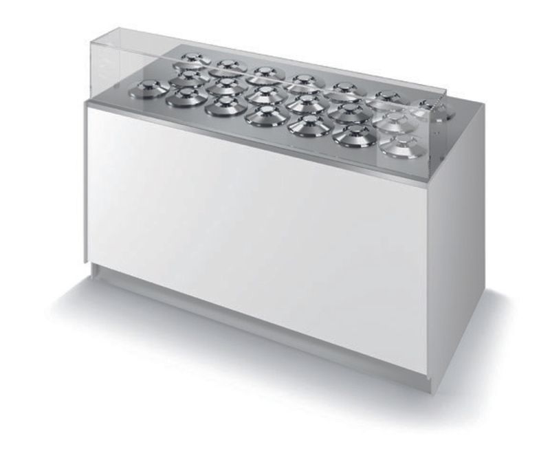 Glassdisk Pozzetti - 3 rad