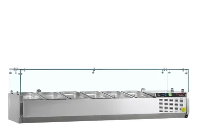 Kylränna - Glasöverhylla 1/4 GN