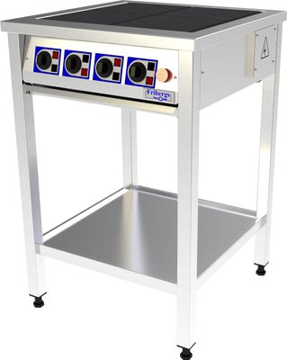 Spis gjutjärn – 2–8 plattor - 22x22 cm - FST