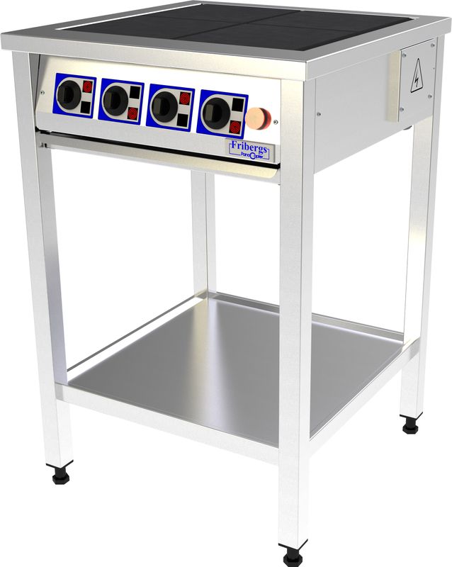 Spis gjutjärn – 2–8 plattor - 22x22 cm - FST