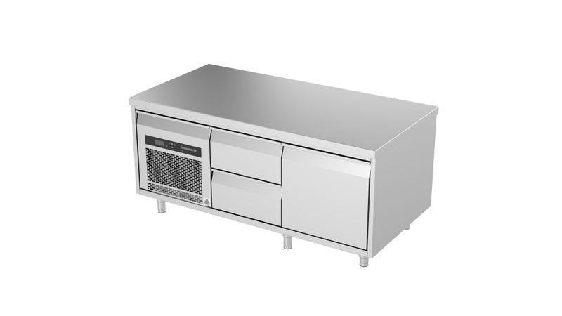 Grillkylbänk med neutral dörr – 1400 mm