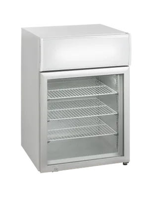 Bordsfrys (exponeringsfrys) för glass