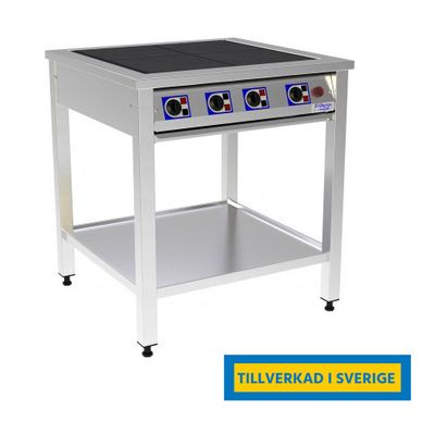 Spis gjutjärn – 2–8 plattor - 22x22 cm - FST