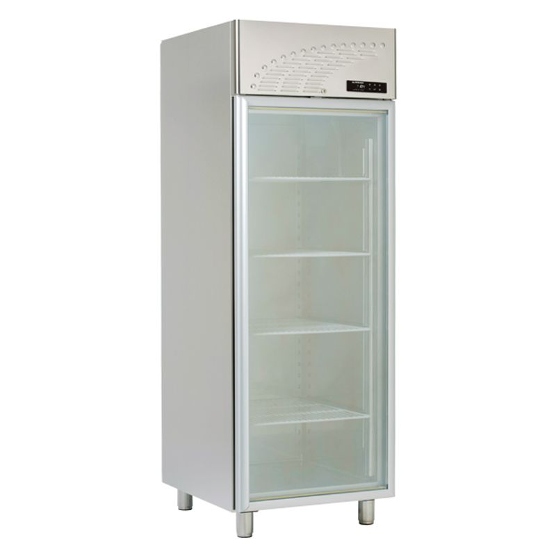 Kylskåp med glasdörr