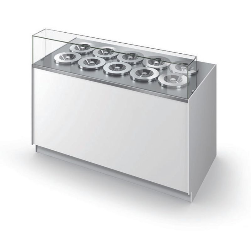 Glassdisk Pozzetti - 2 rad Ø 26