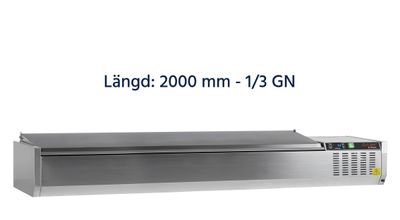 Kylränna - Rostfritt lock 1/3 GN