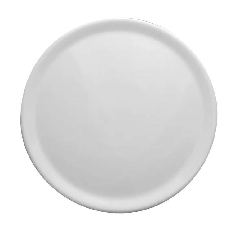 Pizzatallrik rund Blocho Tina vit