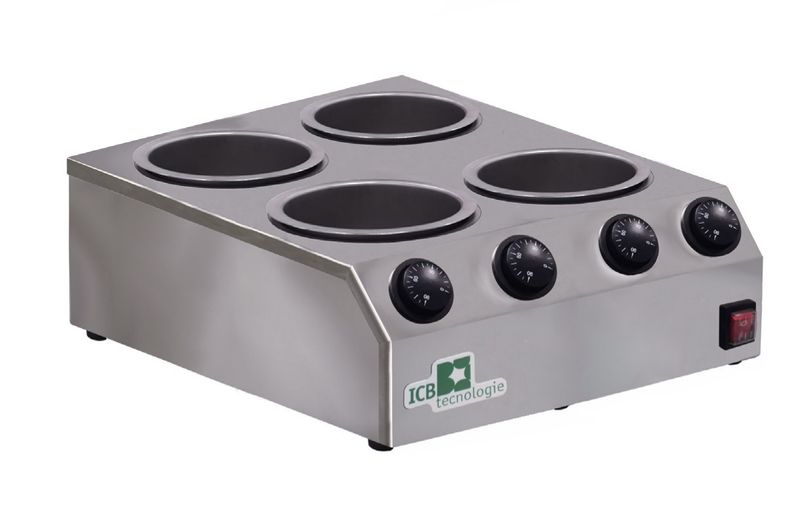 Smältkar -choklad för glassbar