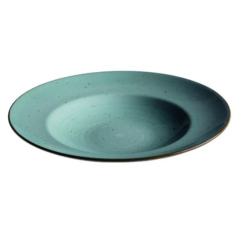 Tallrik rund Blocho Kaszub handmålad