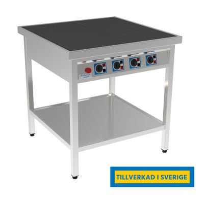 Spis gjutjärn – 1–8 plattor - 40x40 cm - FKP