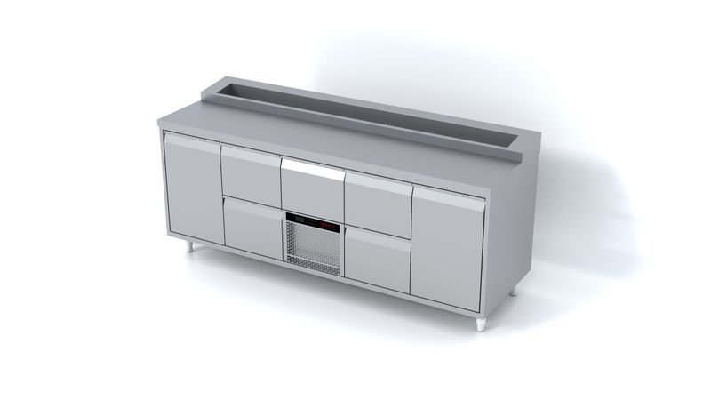 Kallskänksbänk – 2130 mm