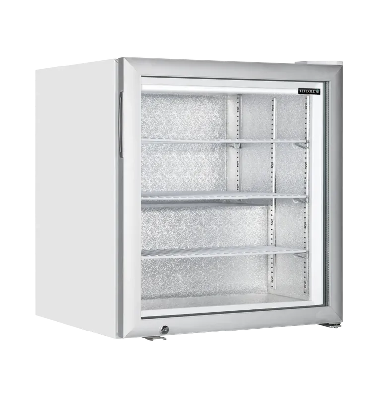 Bordsfrys (exponeringsfrys) för glass