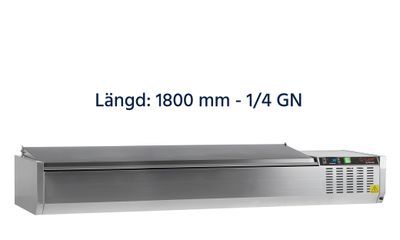 Kylränna - Rostfritt lock 1/4 GN