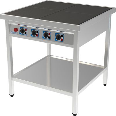 Spis gjutjärn – 1–8 plattor - 40x40 cm - FKP