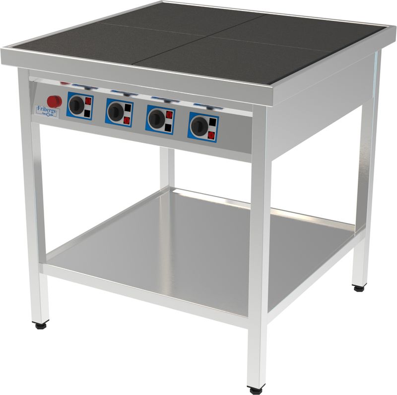 Spis gjutjärn – 1–8 plattor - 40x40 cm - FKP