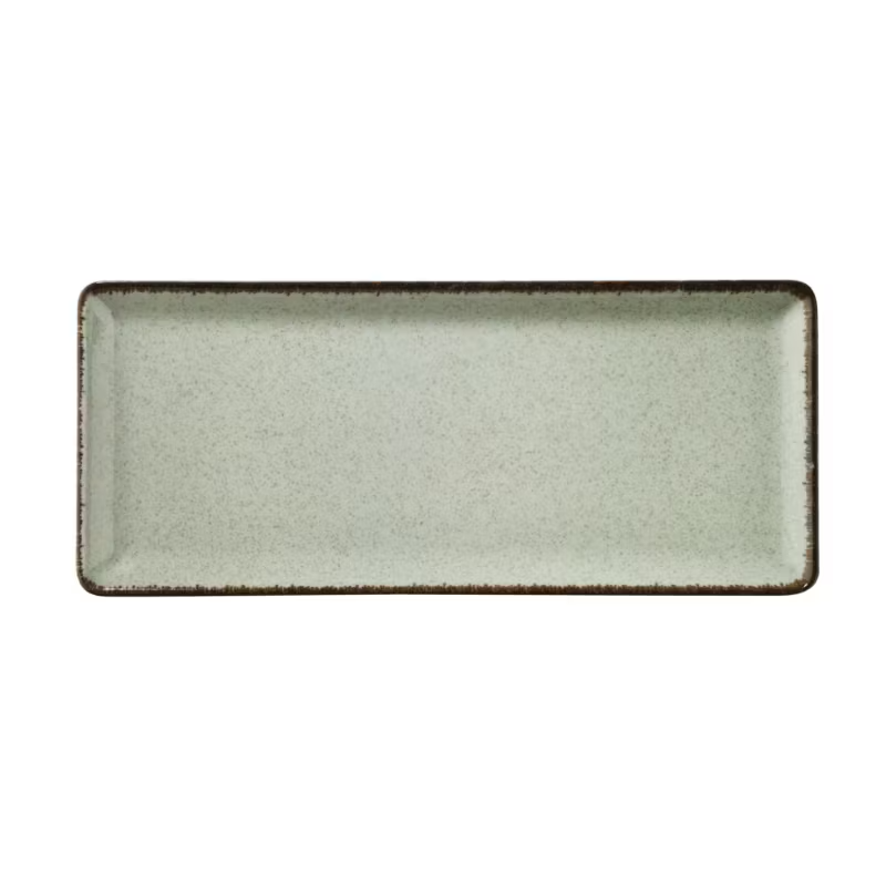 Tallrik flat Blocho Pearl Tan 35X15cm