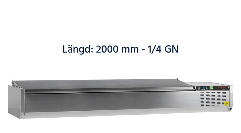 Kylränna - Rostfritt lock 1/4 GN