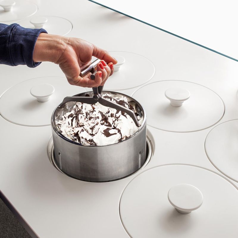 Pozzettikarapin för glass