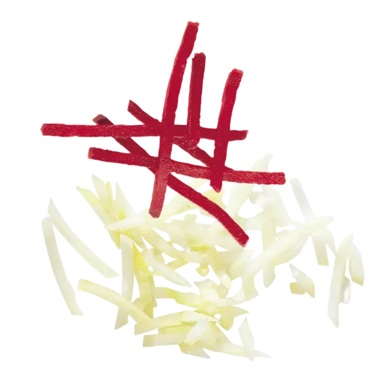 Strimmelskivor - 2x2-8x8 mm - Lilla serien