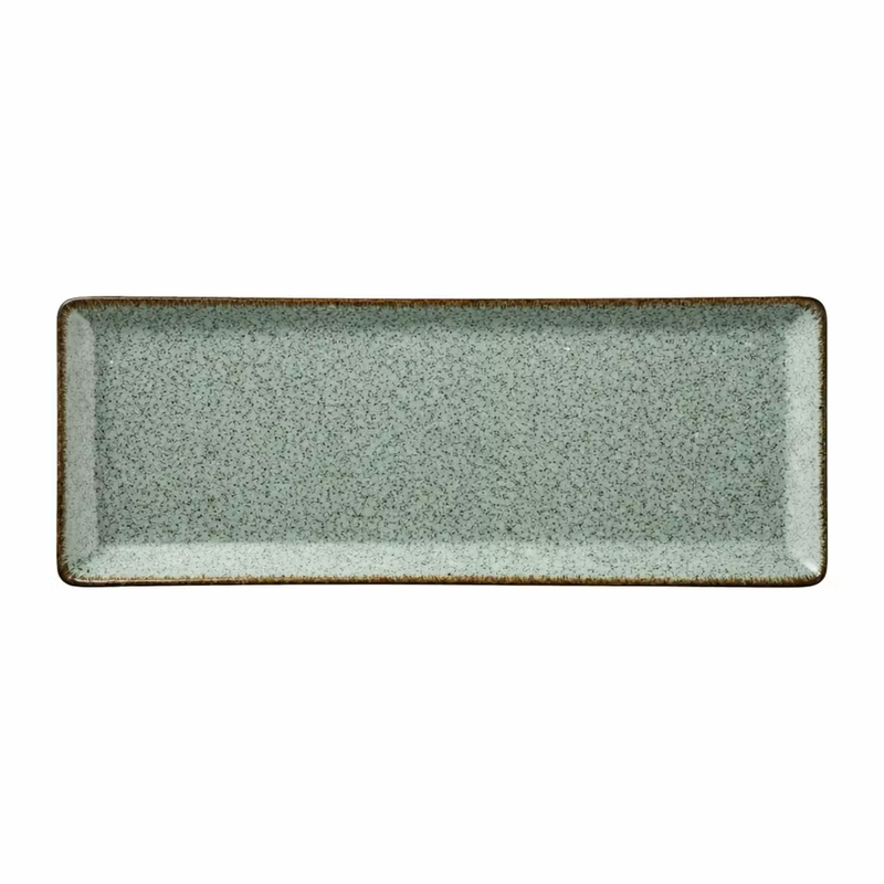 Tallrik flat Blocho Pearl Tan 35X15cm