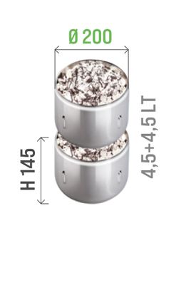 Glassdisk Vista P99 - Ø20 cm