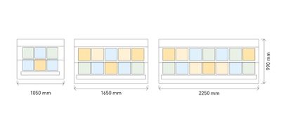 Glassdisk Vista P99 - 25x25 cm