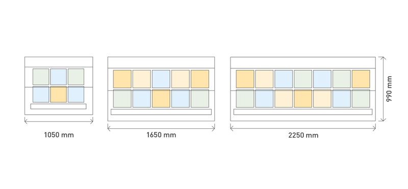 Glassdisk Vista P99 - 25x25 cm