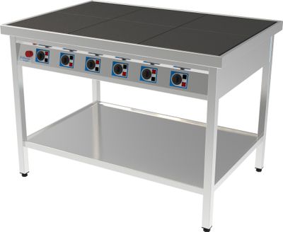 Spis gjutjärn – 1–8 plattor - 40x40 cm - FKP