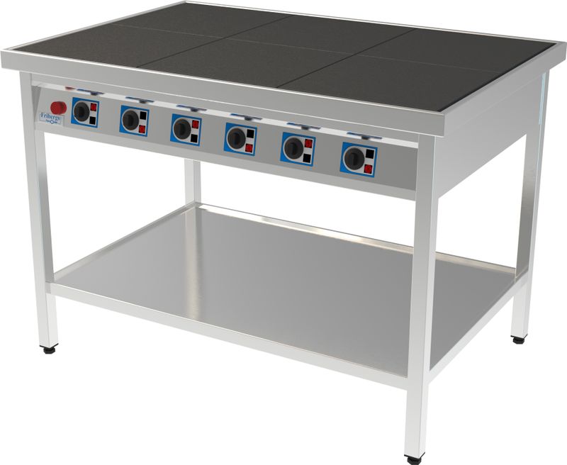 Spis gjutjärn – 1–8 plattor - 40x40 cm - FKP