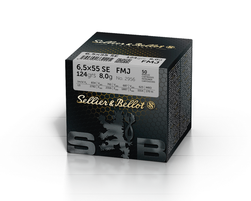SELLIER &amp; BELLOT 6.5x55 SE 8,0/124gr 50 ASK