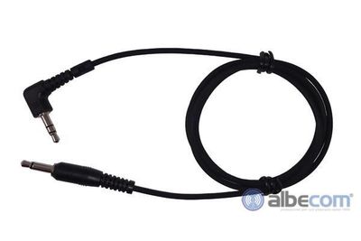 Albecom - Kabel Hörselskydd 3,5mm.FL8H-S-Rak kontakt