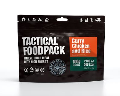 TACTICAL FOODPACK CURRY CHICKEN AND RICE