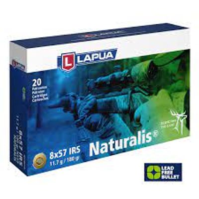 Lapua 8x57 IS 11.7/180 gr Naturalis 