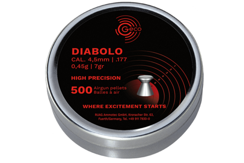GECO DIABOLO 4.5MM 0.45G 500PC