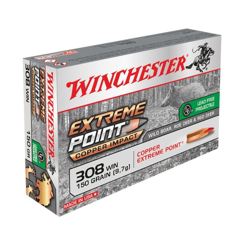 WINCHESTER 308 Win, EXTREME POINT LEAD FREE, 150gr 20 ASK
